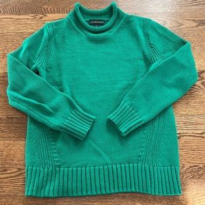 JCrew Kelly Green Rollneck Sweater